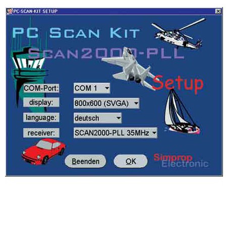 Accessoire pour radio PC SCAN-KIT