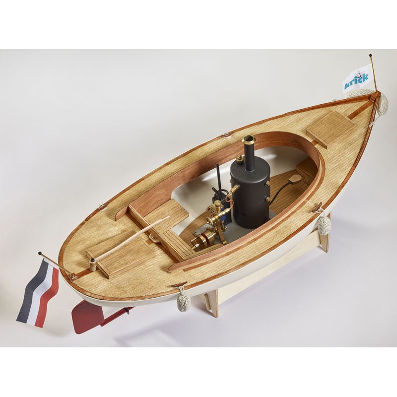 Bateau Bateau radiocommandé Anna avec machine à vapeur V2 Bateau Bateau radiocommandé Anna avec machine à vapeur V2