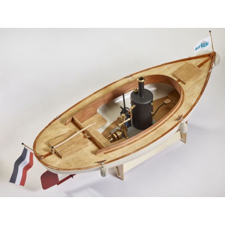 Anna radio -controlled thermal boat with V2 steam engine | Scientific-MHD