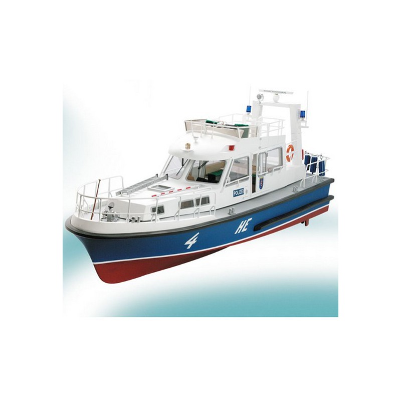 Bateau électrique radiocommandé POLICE HE 4 Kit