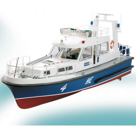 Bateau électrique radiocommandé POLICE HE 4 Kit