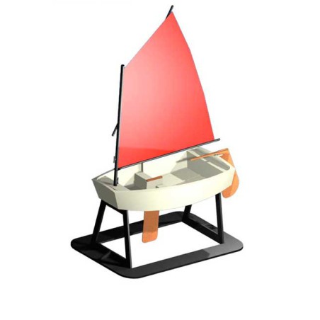 Static sailboat OPTIMIST | Scientific-MHD