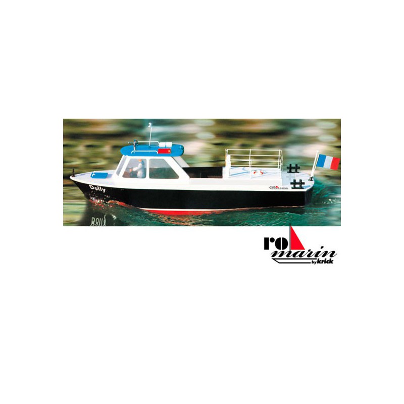 Bateau électrique radiocommandé Dolly 1/20 en kit
