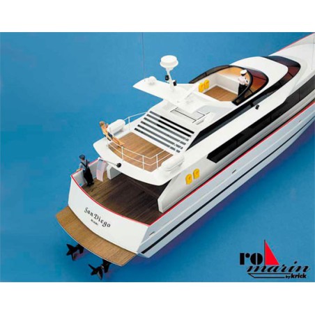 San Diego 1/25 Introductive Electric Boat in Kit | Scientific-MHD