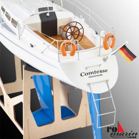 Radio -controlled sailboat countess in kit | Scientific-MHD
