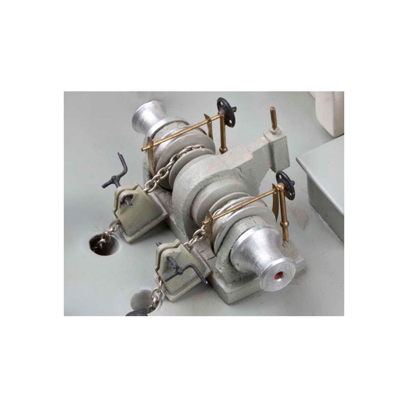 Accastillage de bateau Treuil factice échelle 1/50