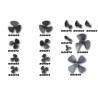 Radiocheted boat accessory Trip Heading 60mm Rotation on the right | Scientific-MHD