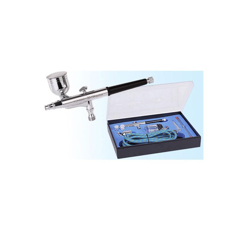 Aerographe pour maquette Coffret aérographe double action hybride Aerographe pour maquette Coffret aérographe double action hybride