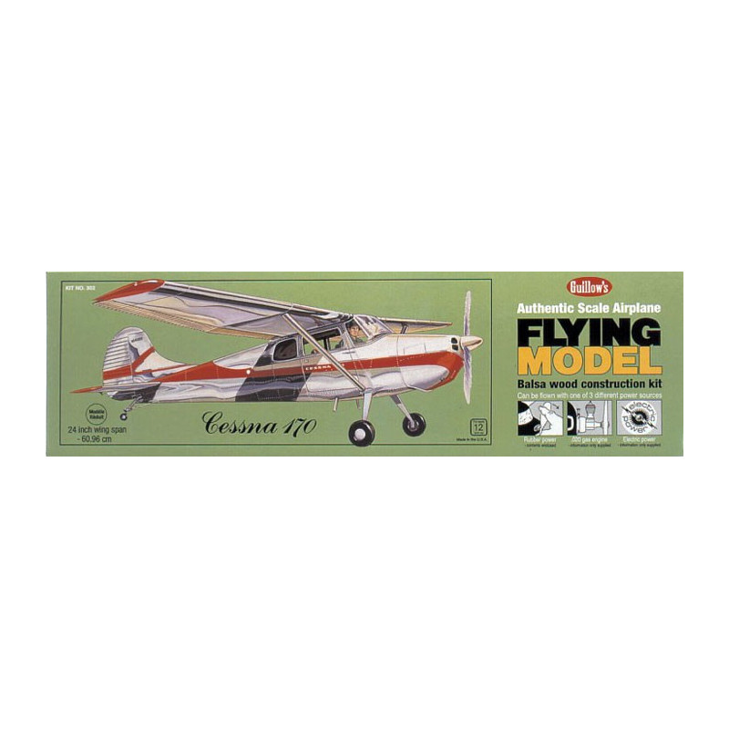 Avion de vol libre radiocommandé CESSNA 170