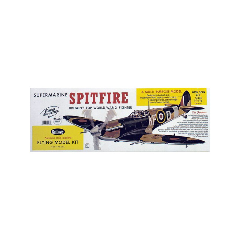 Avion de vol libre radiocommandé SPITFIRE