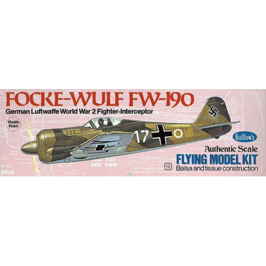 Avion de vol libre radiocommandé FOCKE WULF FW-190