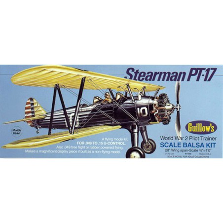 Avion de vol libre radiocommandé STEARMAN PT-17