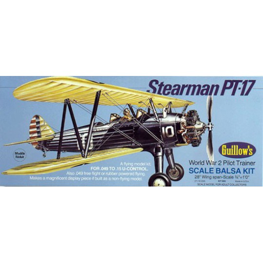 Avion de vol libre radiocommandé STEARMAN PT-17