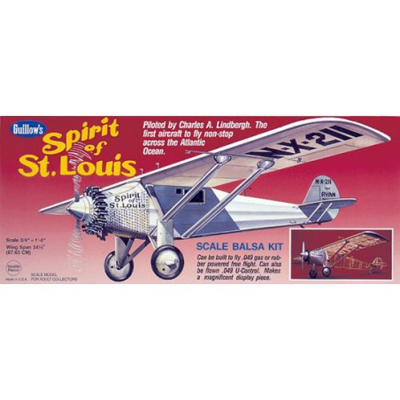 Spirit of St Louis radio -controlled free flight aircraft | Scientific-MHD