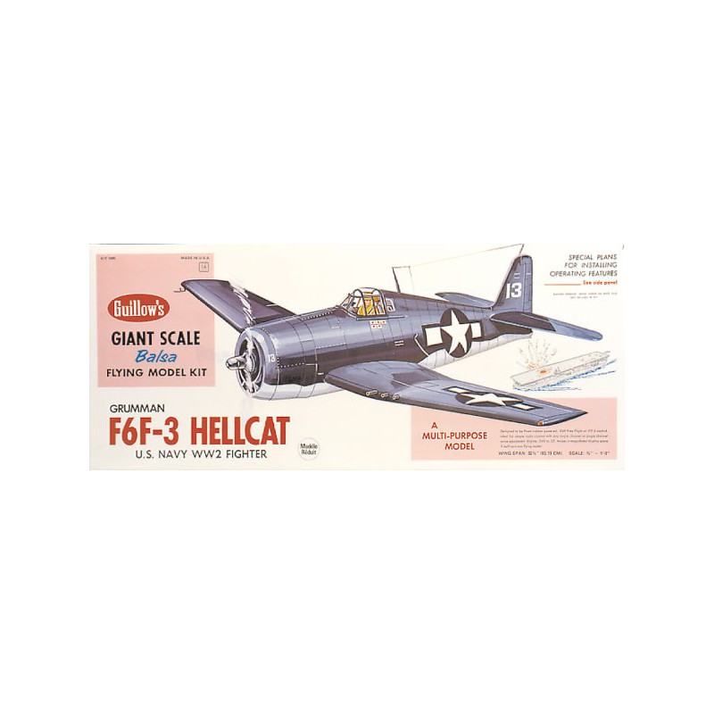 Avion de vol libre radiocommandé F6F-3 HELLCAT