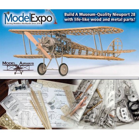 Nieuport wooden plane model 28 1/16 | Scientific-MHD