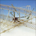 Maquette d'avion en bois WRIGHT FLYER 1/16