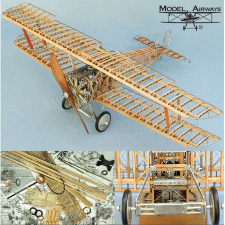 Maquette d'avion en bois SOPWITH CAMEL F1 1/16