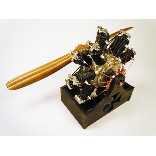 Maquette Moteur V8 1:4 à Construire – 659 Pièces, Pistons Mobiles, STEM, Cadeau Adulte/Ado