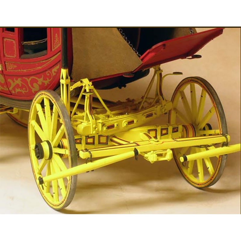 Maquette en bois à construire DILIGENCE CONCORD 1/12