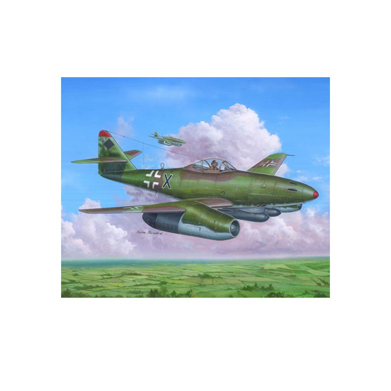 Maquette d'avion en plastique Me 262 A-2a 1/48