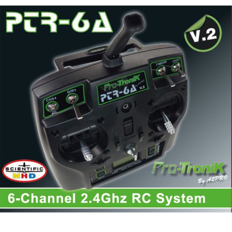 Set for radio radio control PTR-6A V2 6-way + Lipo battery | Scientific-MHD