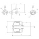 Draft electric motor DM2610 KV1100 engine | Scientific-MHD