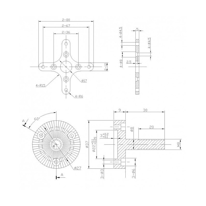 Moteur électrique radiocommandé Moteur DM4330 Kv340 Moteur électrique radiocommandé Moteur DM4330 Kv340