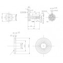 Draft electric motor DM5330 KV200 engine | Scientific-MHD