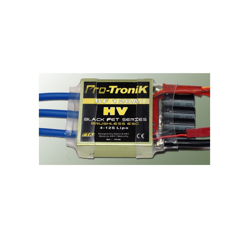 Moteur électrique radiocommandé Variateur BF 120A HV 12S