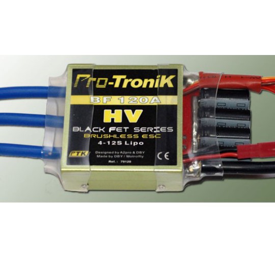Moteur électrique radiocommandé Variateur BF 120A HV 12S Moteur électrique radiocommandé Variateur BF 120A HV 12S
