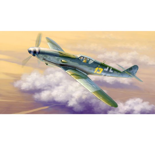 Maquette d'avion en plastique Bf109E-4/N « Galland » w/figure 1/48 -  Scientific-MHD