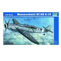 Maquette d'avion en plastique MESSERSCHMITT BF109 G-10