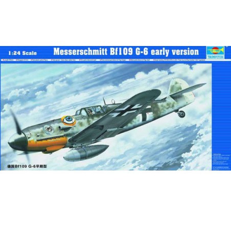 Maquette d'avion en plastique MESSERSCHMITT BF109 G-6