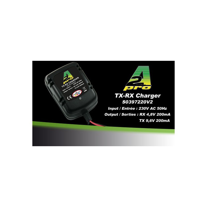 Chargeur pour accu pour appareil radiocommandé Chargeur Radio TX/RX - BEC