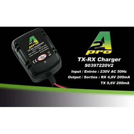 Chargeur pour accu pour appareil radiocommandé Chargeur Radio TX/RX - BEC