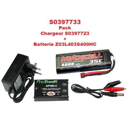 Lipo battery for radio -controlled device Combo 1 charger + lipo | Scientific-MHD