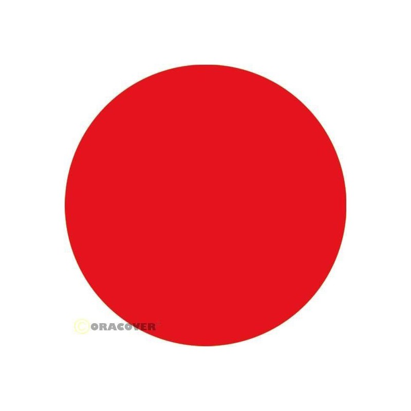 ORACOVER ORACOVER ROUGE FLUO TRANSPARENT 10m