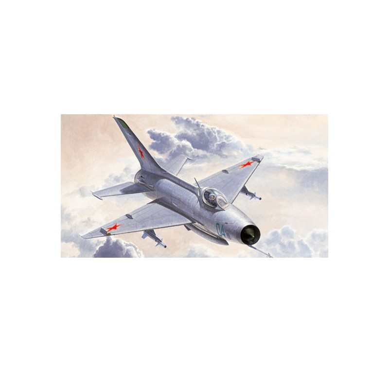 Maquette d'avion en plastique MIG-21 F-13/J-7 FIGHTER