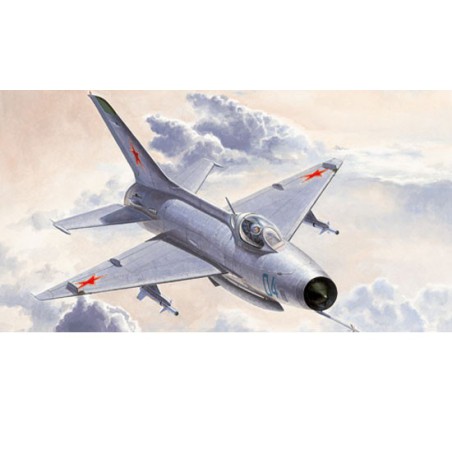 Maquette d'avion en plastique MIG-21 F-13/J-7 FIGHTER