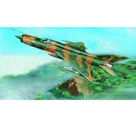 Maquette d'avion en plastique MIG-21 MF FISHBED J