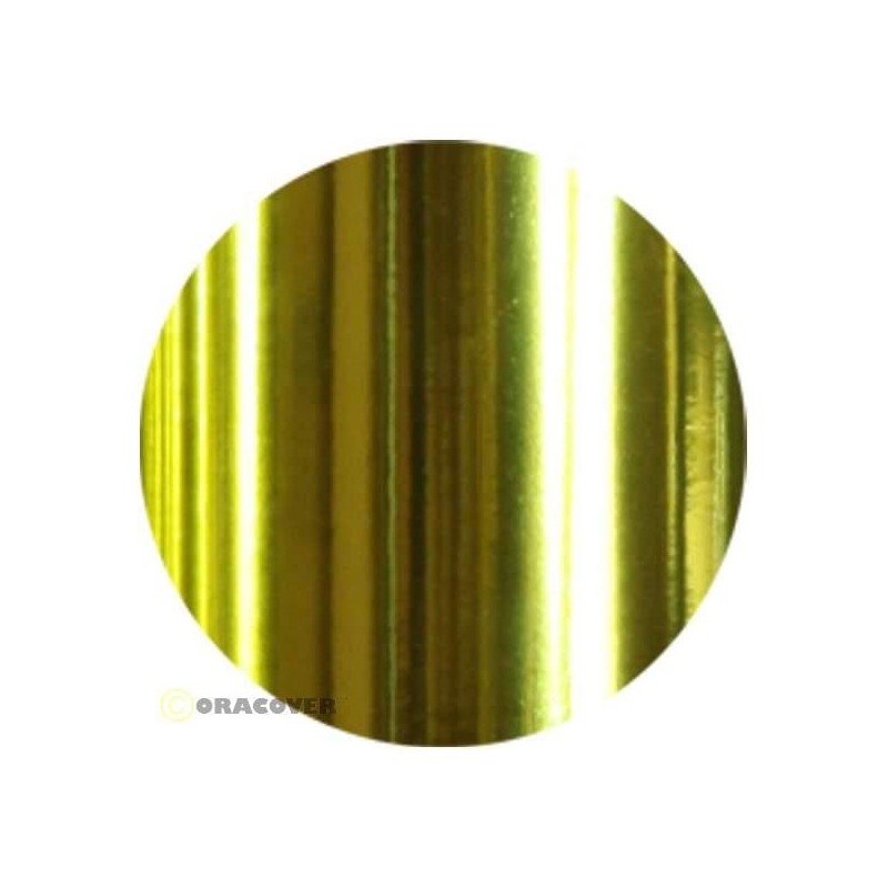 ORACOVER ORACOVER CHROME JAUNE 2m