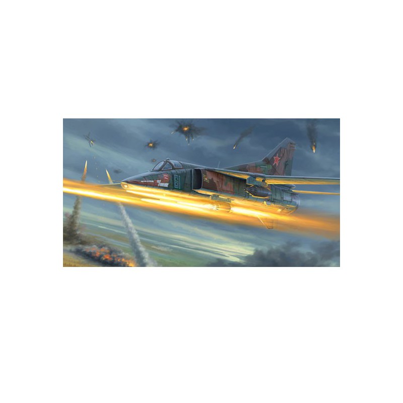 Maquette d'avion en plastique MIG-27M FLOGGER J