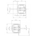 Draft electric motor DM2210 KV1100 engine | Scientific-MHD