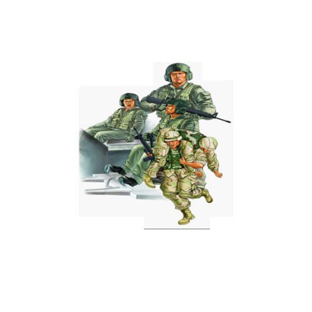 Figurine MODERN US ARMY CH-47D INFANTRY CREW