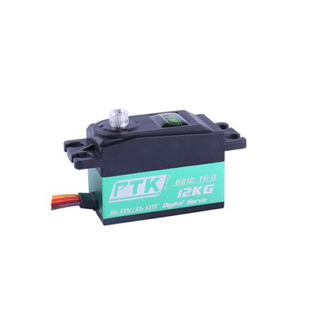 Servos for radio control PTK Servo Digital 8812TG-D 12K | Scientific-MHD