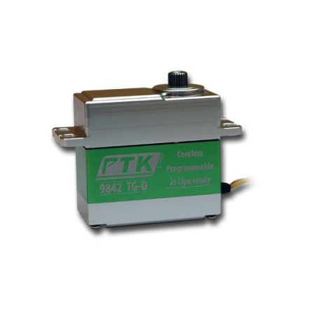 Servos for radio control PTK Servo Standard Digital Coreless 9842 TG-D | Scientific-MHD