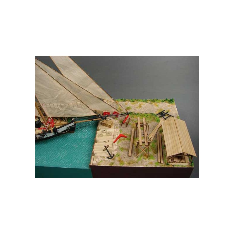 Batiment QUAI BALTIMORE 1780 éch. 1/72