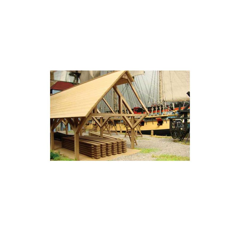 Batiment QUAI CHATAM 1780 éch. 1/72