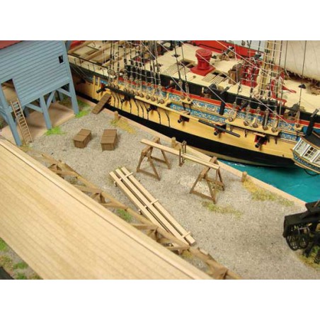 Bauen von Quai Chatam 1780 Ech. 1/72 | Scientific-MHD